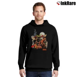 Men’s Marvel Zombies Comic Horror Pullover Hoodie in black | Cozy, Durable, Modern Fit