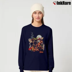 Women’s Marvel Zombies Comic Horror Long-Sleeve Top in navy | Sleek, Versatile, All-Season