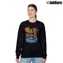 Women’s Marvin The Martian In Yo Face 90s Looney Tunes Relaxed Sweatshirt in black | Soft, Laid-Back Vibe