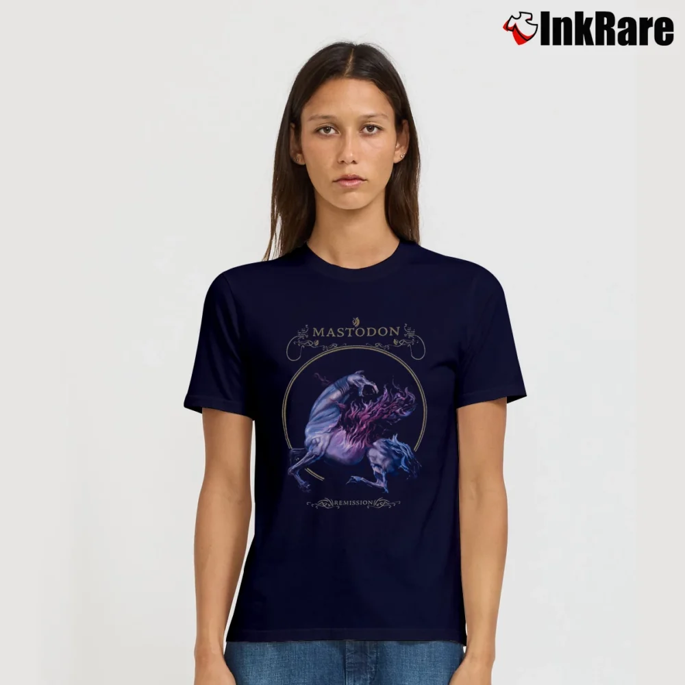 Women’s Mastodon Remission Signature T-Shirt in navy | Soft, Flattering Fit