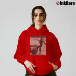 Women’s Max Verstappen Kicking the Tire Cozy Hoodie in red | Warm, Structured, Stylish