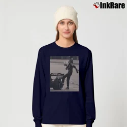 Women’s Max Verstappen Kicking the Tire Long-Sleeve Top in navy | Sleek, Versatile, All-Season