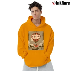 Men’s mayday parade emo pop punk band Pullover Hoodie in orange | Cozy, Durable, Modern Fit