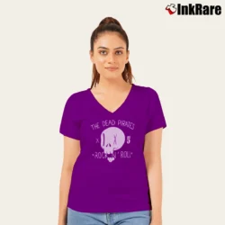 Women’s Mc Bess Graphic V-Neck Tee in purple | Chic Neckline, Soft Texture