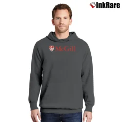 Men’s McGill University Logo Pullover Hoodie in charcoal | Cozy, Durable, Modern Fit