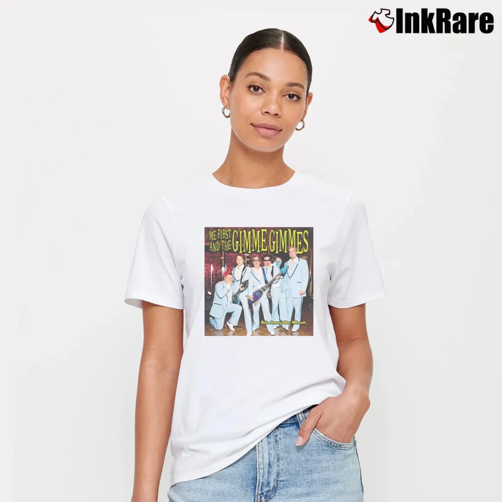 Women’s Me First And The Gimme Gimmes Signature T-Shirt in white | Soft, Flattering Fit