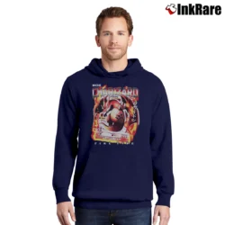 Men’s Mega Charizard Dragon Flying Fashion Pullover Hoodie in navy | Cozy, Durable, Modern Fit