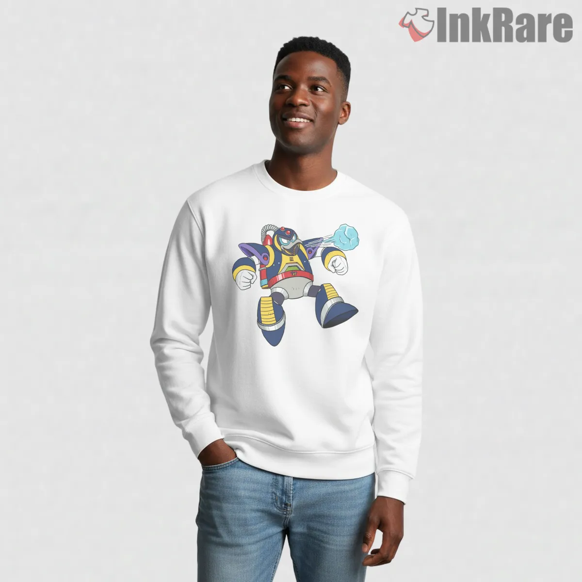 Mega Man Chill Penguin Ice Armor Boss Shirt on graphic shirt for men graphic tee