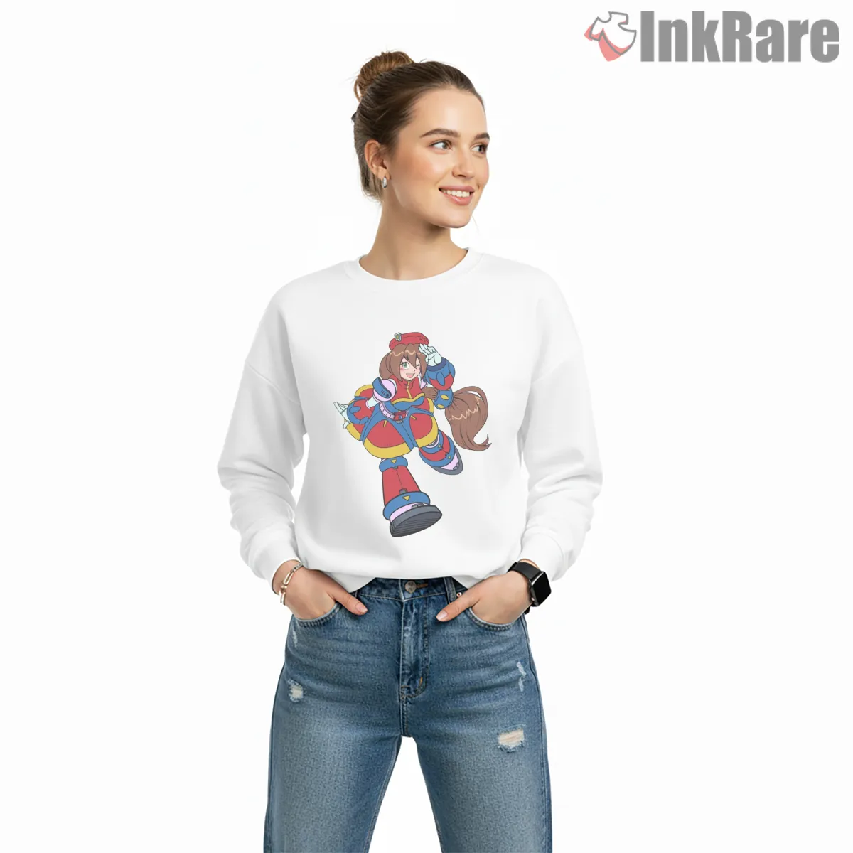 Mega Man Iris Anime Style Character Shirt Mega Man Iris Anime Style Character Shirt on graphic shirt for women graphic tee