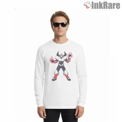 Mega Man Sigma Final Form Dark Power Shirt on white long sleeve shirt for men graphic tee
