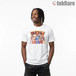 Mega Man Super Fighting Robots Team Retro Shirt on white short sleeve shirt for men graphic tee