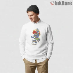 Mega Man Tomahawk Man Tribal Warrior Action Shirt on graphic shirt for men graphic tee