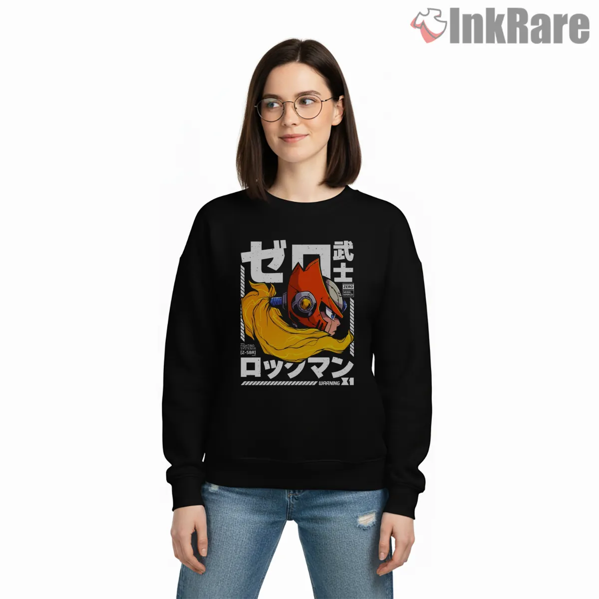 Mega Man Zero Japanese Poster Brush Graphic Shirt Mega Man Zero Japanese Poster Brush Graphic Shirt on graphic shirt for women graphic tee