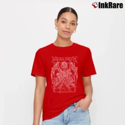 Women’s megadeath vic rising metal graphic Signature T-Shirt in red | Soft, Flattering Fit