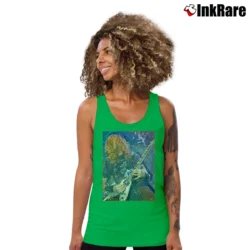 Women’s Megadeth Dave Mustaine Tank Top in irish green | Lightweight, Movement-Friendly