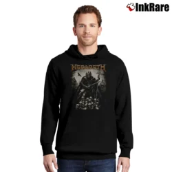Men’s Megadeth Plague Pullover Hoodie in black | Cozy, Durable, Modern Fit