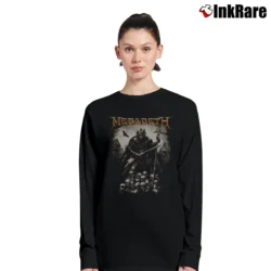 Women’s Megadeth Plague Long-Sleeve Top in black | Sleek, Versatile, All-Season