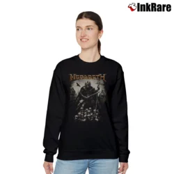 Women’s Megadeth Plague Relaxed Sweatshirt in black | Soft, Laid-Back Vibe