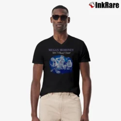 Men’s megan moroney am i okay tour country music V-Neck Tee in black | Sharp, Breathable, Everyday Staple