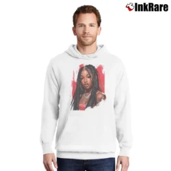 Men’s megan thee stalion rap music hip hop fashion Pullover Hoodie in white | Cozy, Durable, Modern Fit