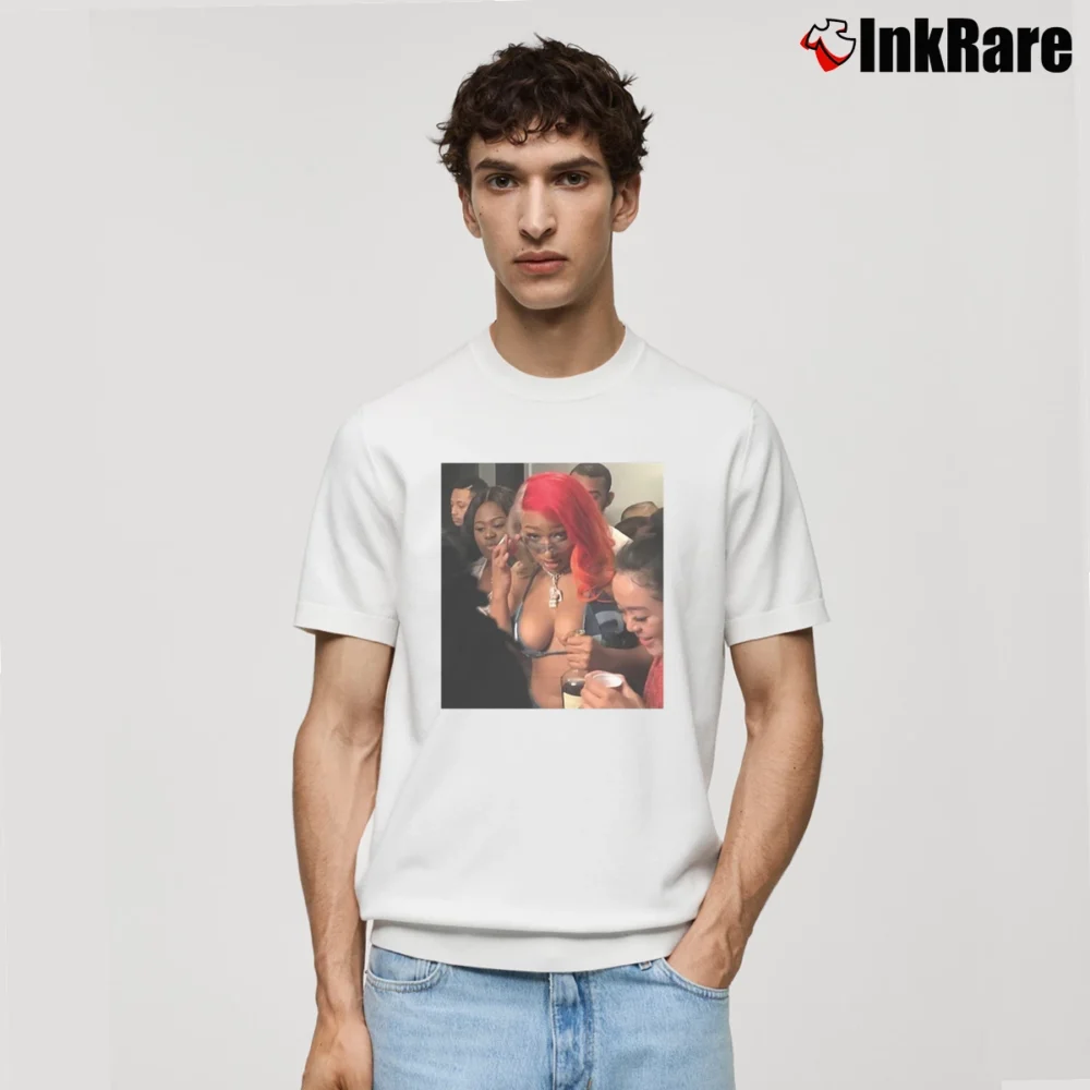 Men’s Megan Thee Stallion Snow Summer Classic T-Shirt in white | Soft, Breathable Everyday Wear
