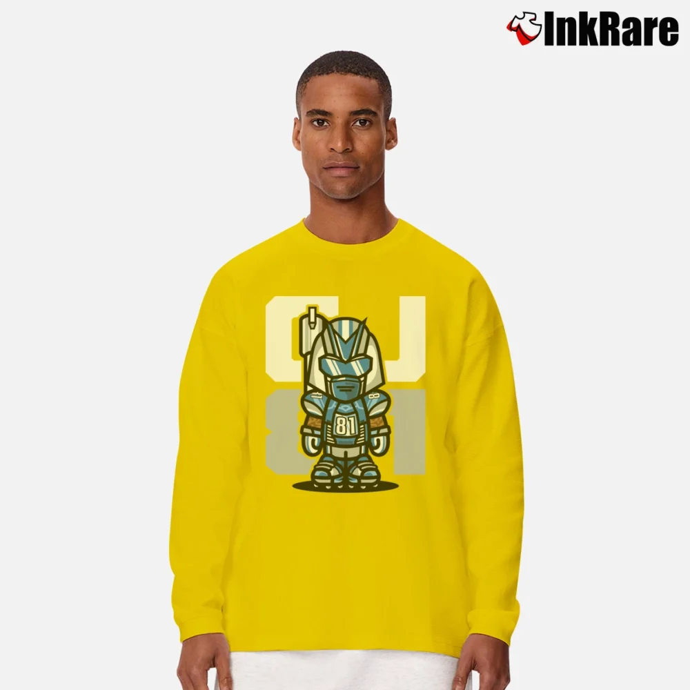Men’s Megatron CJ81 Calvin Johnson Long-Sleeve Shirt in yellow | Sleek, Lightweight, Year-Round Wear