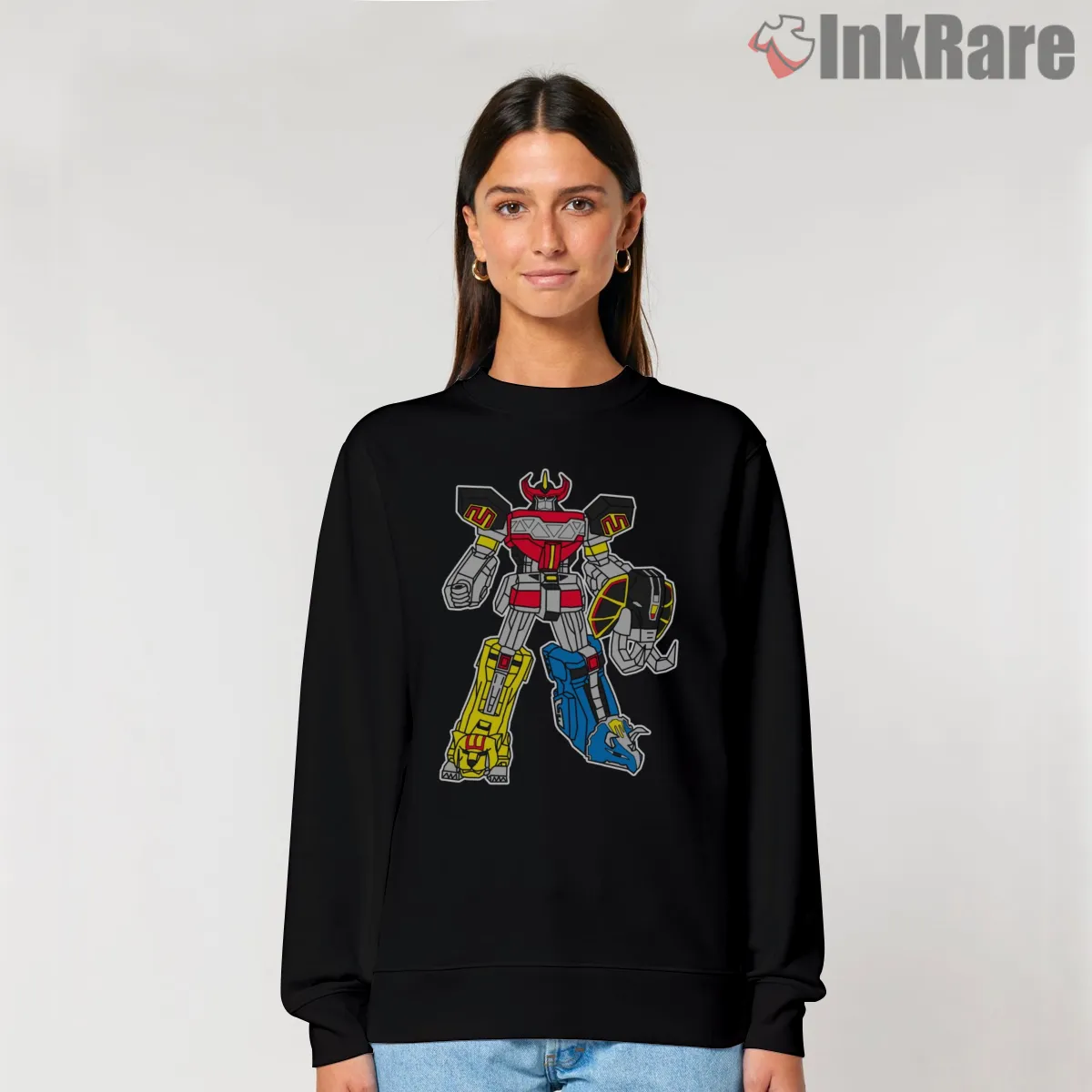 Megazord Mighty Morphin Giant Robot Shirt Megazord Mighty Morphin Giant Robot Shirt on graphic shirt for women graphic tee
