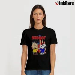 Women’s Meijer Charlie Brown And Snoopy T-Shirt in black | Soft, Flattering Fit