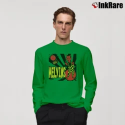 Men’s melvins hooch devil sludge metal band Long-Sleeve Shirt in irish green | Sleek, Lightweight, Year-Round Wear