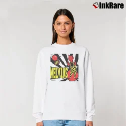 Women’s melvins hooch devil sludge metal band Relaxed Sweatshirt in white | Soft, Laid-Back Vibe