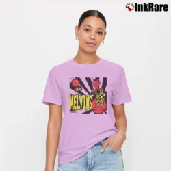 Women’s melvins hooch devil sludge metal band Signature T-Shirt in light pink | Soft, Flattering Fit