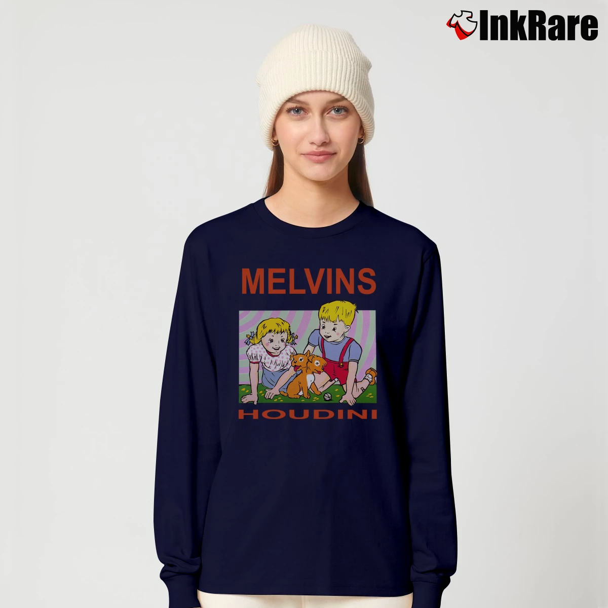 Women’s Melvins Houdini Long-Sleeve Top in navy | Sleek, Versatile, All-Season