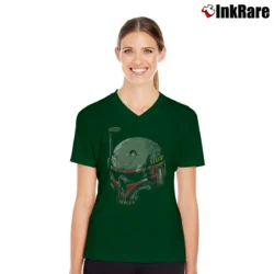 Women’s Merc Zero Foxtrot Tactical V-Neck Tee in forest green | Chic Neckline, Soft Texture