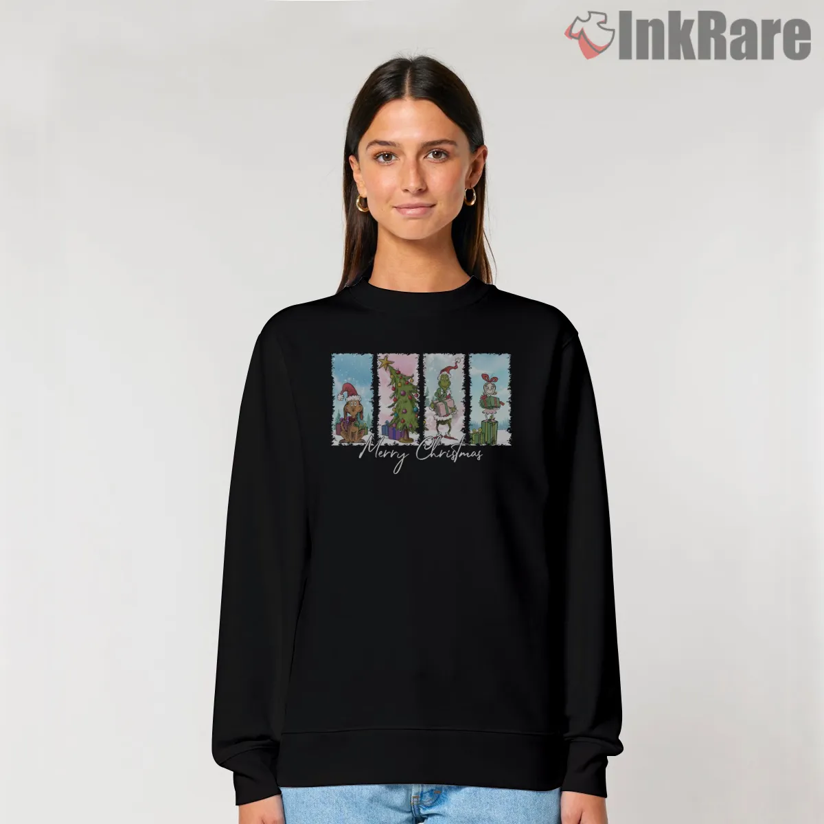 Merry Christmas Grinch Matching Family Panels Shirt Merry Christmas Grinch Matching Family Panels Shirt on graphic shirt for women graphic tee