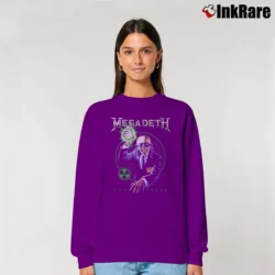Women’s metal band megadeth rust in peace album cover Relaxed Sweatshirt in purple | Soft, Laid-Back Vibe