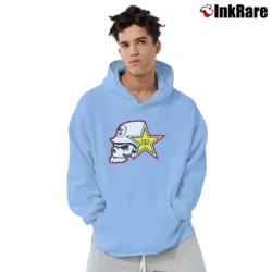 Men’s Metal Mulisha And Rockstar Combo Pullover Hoodie in light blue | Cozy, Durable, Modern Fit