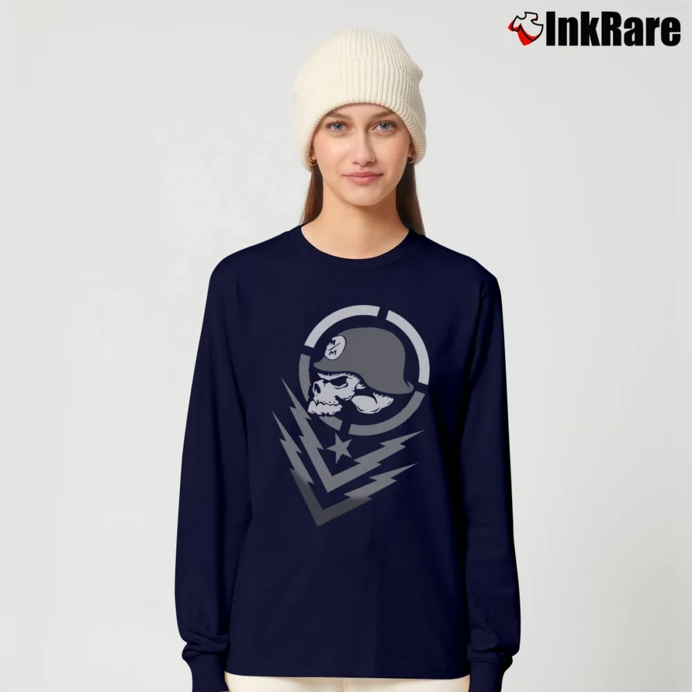 Women’s Metal Mulisha Boltz Long-Sleeve Top in navy | Sleek, Versatile, All-Season