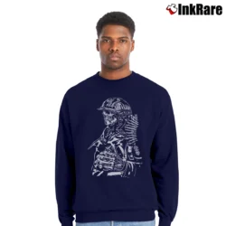 Men’s Metal Mulisha Grenade Pull The Pin Crewneck Sweatshirt in navy | Cozy Fabric, Clean Style