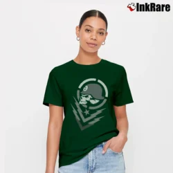 Women’s Metal Mulisha Hardcore Action Signature T-Shirt in forest green | Soft, Flattering Fit
