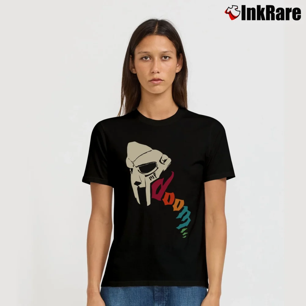 Women’s mf doom retro mask graphic hip hop Signature T-Shirt in black | Soft, Flattering Fit