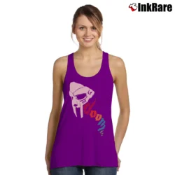 Women’s mf doom retro mask graphic hip hop Tank Top in purple | Lightweight, Movement-Friendly