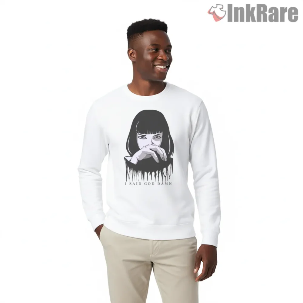 Mia Wallace I Said God Damn Shirt on graphic shirt for men graphic tee