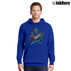 Men’s Miami Dolphins Boba Fett Star Wars Football Pullover Hoodie in royal blue | Cozy, Durable, Modern Fit