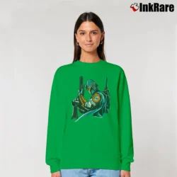 Women’s Miami Dolphins Boba Fett Star Wars Football Relaxed Sweatshirt in irish green | Soft, Laid-Back Vibe