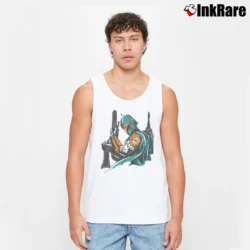Men’s Miami Dolphins Boba Fett Star Wars Football Tank Top in white | Breathable, Active-Friendly Design