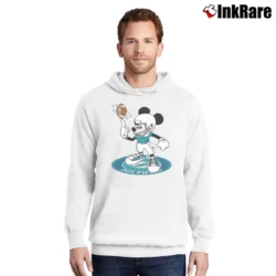 Men’s Miami Dolphins Mickey Mouse Super Bowl Fan Pullover Hoodie in white | Cozy, Durable, Modern Fit