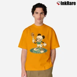 Men’s Miami Dolphins Mickey Mouse Super Bowl Fan Classic T-Shirt in orange | Soft, Breathable Everyday Wear