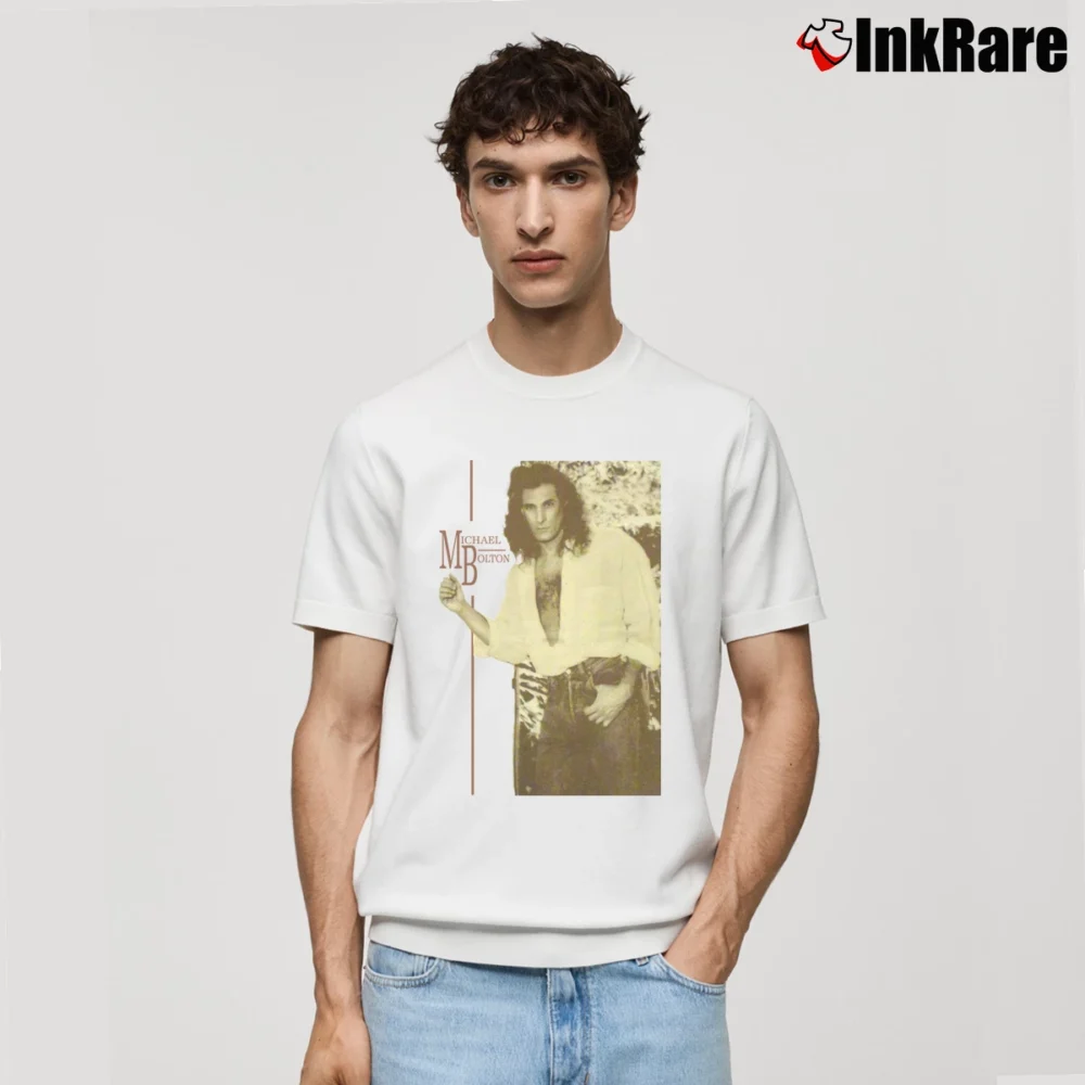Men’s Michael Bolton Time Love And Tenderness Classic T-Shirt in white | Soft, Breathable Everyday Wear