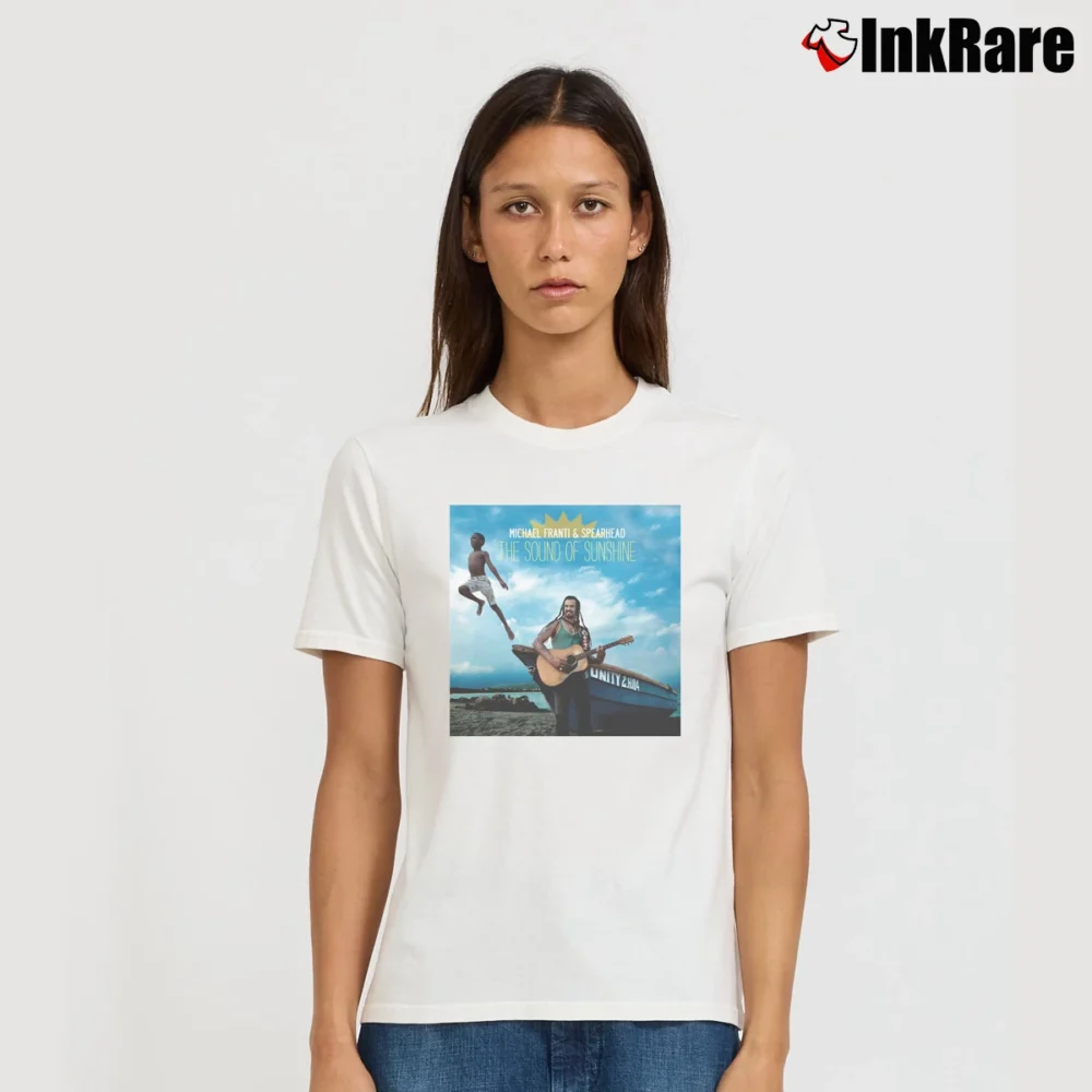 Women’s Michael Franti And Spearhead Signature T-Shirt in white | Soft, Flattering Fit
