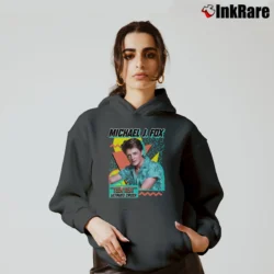 Women’s Michael J Fox Teen Beat Cozy Hoodie in charcoal | Warm, Structured, Stylish